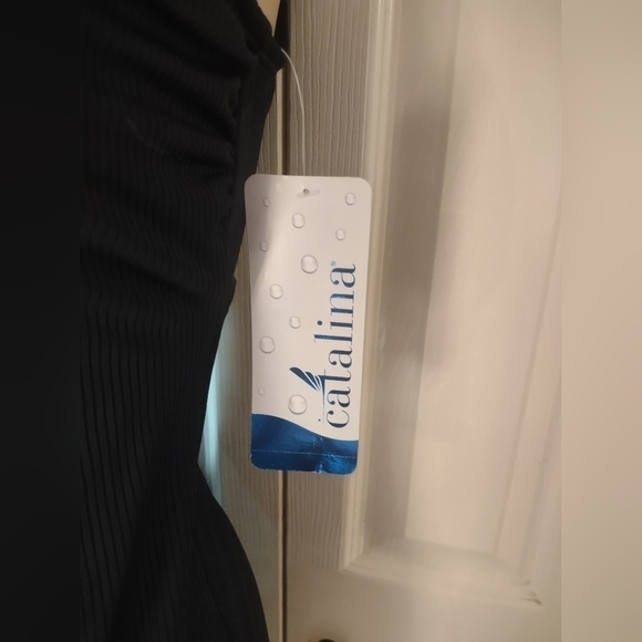 NWT Carolina women's black one piece swim suit bathing suit - Picture 2 of 4